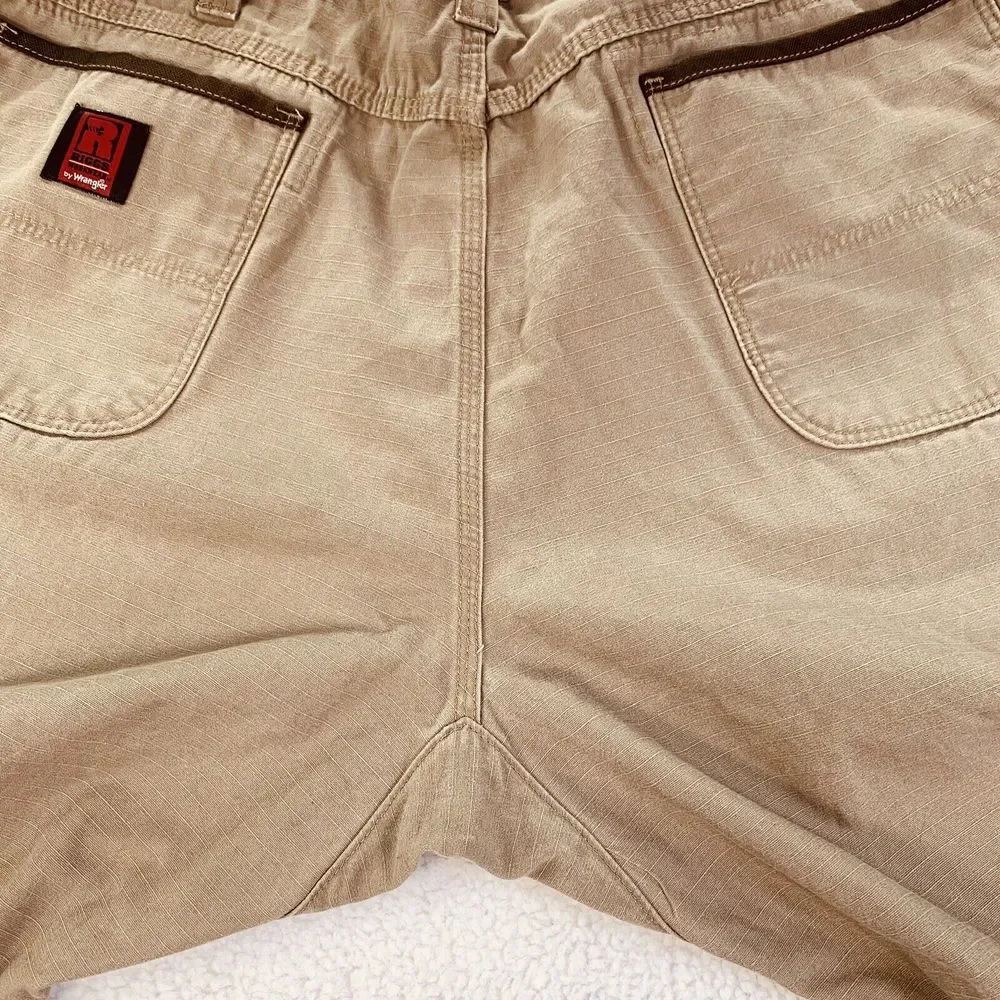 Wrangler 3W020BR Men's Size 40x30 Riggs Workwear Ripstop  Pants Canvas Carpenter